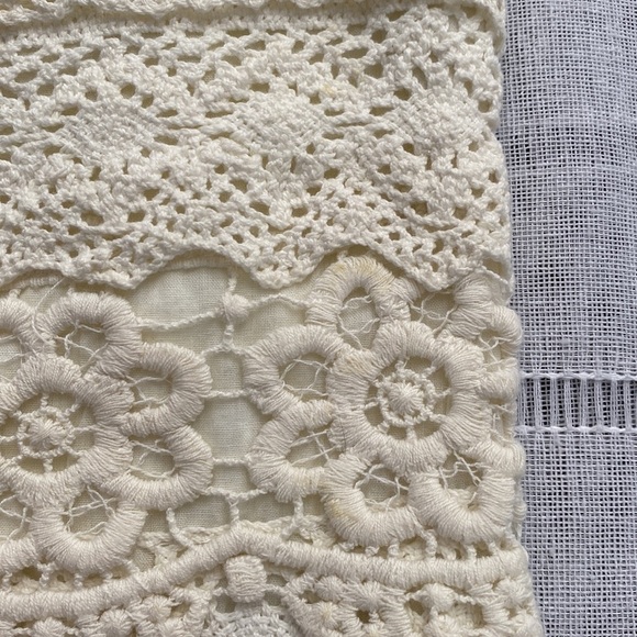 Blue Rain creamy white crochet skirt. - Picture 7 of 13